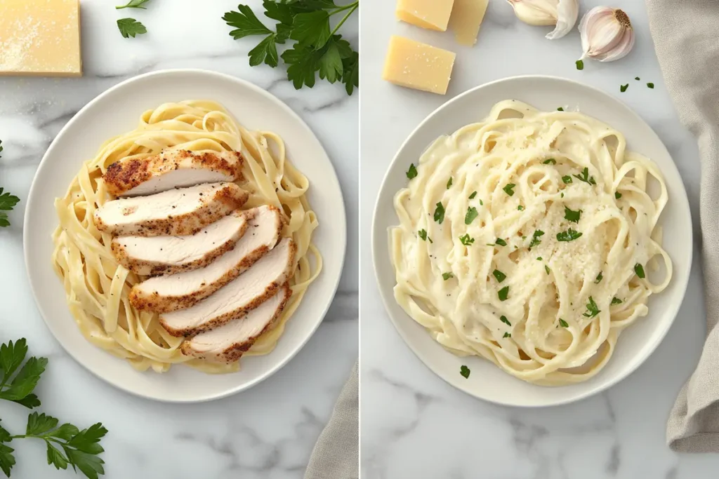 What Is the Difference Between Chicken Alfredo and Fettuccine Alfredo?